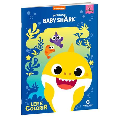 Imagem de Livro - Ler e Colorir Baby Shark