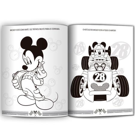 Imagem de Livro - Ler e Colorir Mickey Sobre Rodas