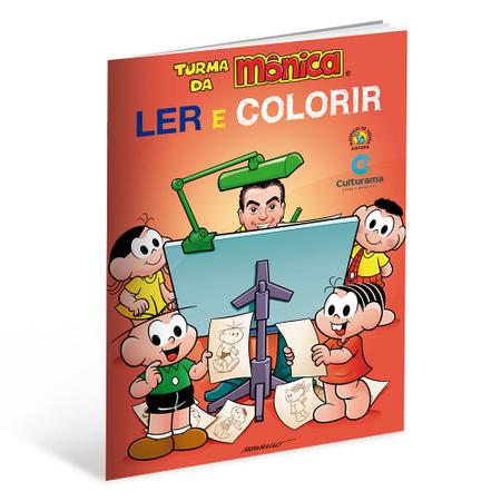 Livro para Colorir Turma da Mônica com Aquarela - Livros de Entretenimento  - Magazine Luiza