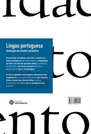 Imagem de Livro - Língua portuguesa: