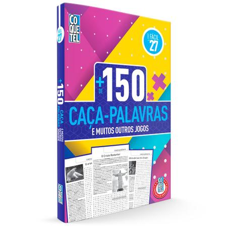 Imagem de Livro - Livro Coquetel Mais 150 caça-palavras e muitos outros jogos nível fácil Ed 27