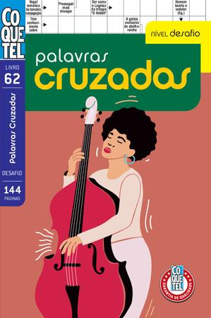 Livro Coquetel Palavras Cruzadas Nível Desafio Ed 62 - Livraria da Vila