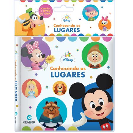 Imagem de Livro - LIVRO DE PANO DISNEY BABY - CONHECENDO OS LUGARES