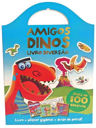 Imagem de Livro - Livro Diversão: Amigos Dinos