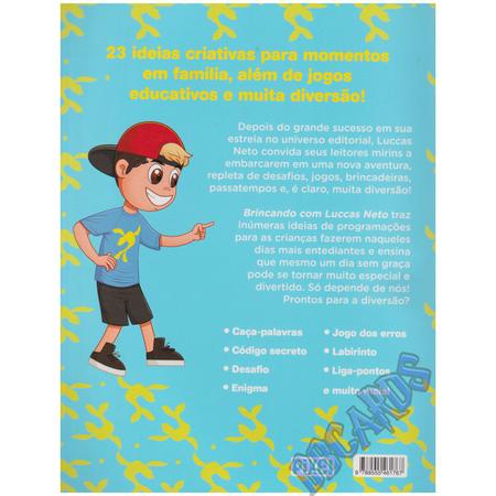 Livro - Brincando com Luccas Neto - Neto