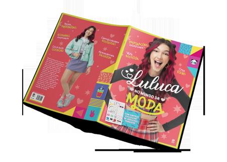 Luluca - No mundo da moda + Cartela de adesivos Transfer