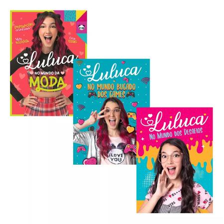 Luluca - Mundo Da Moda + Mundo Bugado Games - Kit 2 Livros