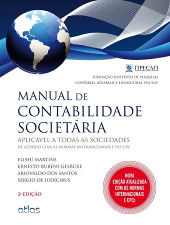 Imagem de Livro - Manual de contabilidade societária