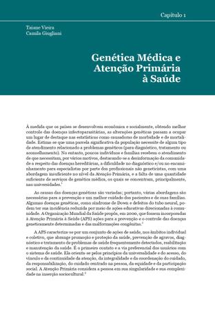 Imagem de Livro - Manual de Genética Médica para Atenção Primária à Saúde