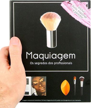 Kit c/ 2 livros guia de maquiagem - segredo dos profissionais