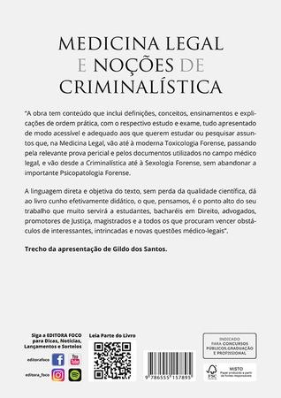Imagem de Livro - Medicina Legal e Noções de Criminalística - 12ª Ed - 2023
