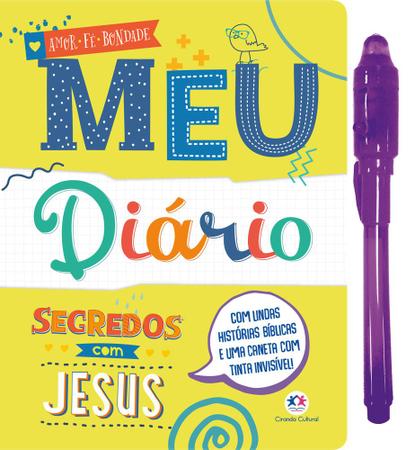 Imagem de Livro - Meu diário - Segredos com Jesus