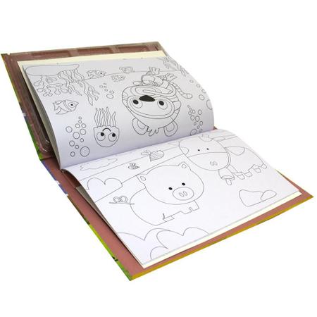 Imagem de Livro - Meu Incrível LIVRO-KIT Brilhante para Colorir: Animais Bebês