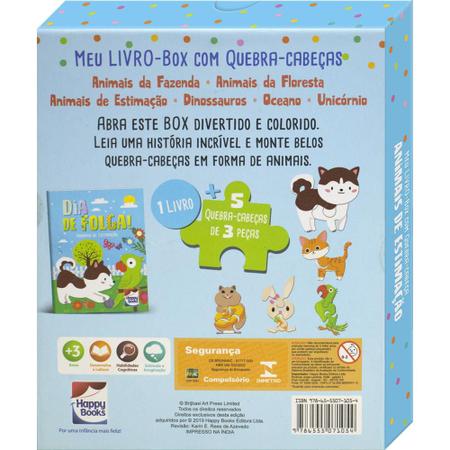 MUNDO DIVERTIDO KIDS - Meu Livro-Box com Quebra-cabeça: Animais da Fazenda