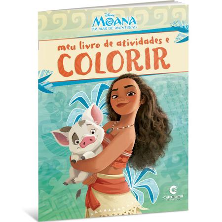 Imagem de Livro - MEU LIVRO DE ATIVIDADES E COLORIR MOANA POP