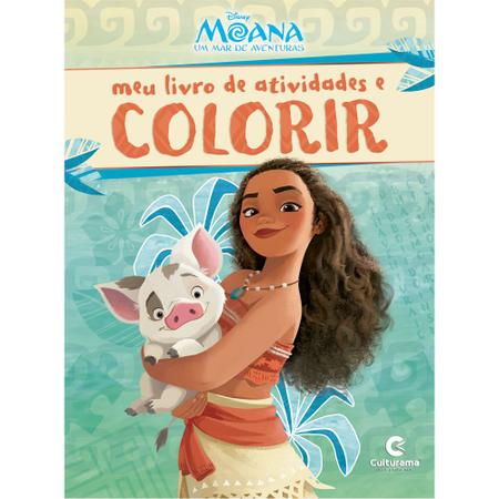 Imagem de Livro - MEU LIVRO DE ATIVIDADES E COLORIR MOANA POP