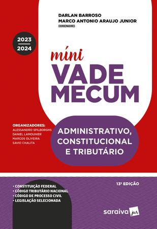 Imagem de Livro - Mini Vade Mecum - Administrativo, Constitucional e Tributário - Meu Curso - 13ª edição 2024
