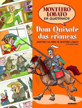 Imagem de Livro - Monteiro Lobato em Quadrinhos - Dom Quixote das crianças