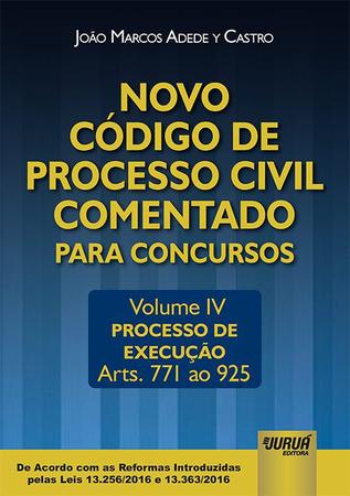 Imagem de Livro - Novo Código de Processo Civil Comentado para Concursos - Volume IV