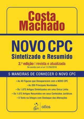 Imagem de Livro - Novo CPC - Sintetizado e Resumido