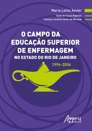 Imagem de Livro - O campo da educação superior de enfermagem no estado do Rio de Janeiro: 1996-2006