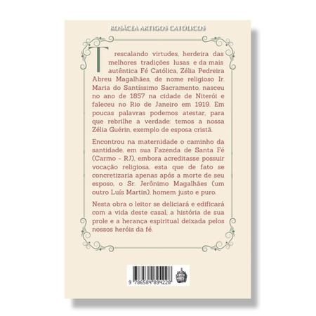 Imagem de Livro O Lírio de Santa Cruz : A vida de Zélia Magalhães - Padre Fernando Pedreira de Castro S. J.