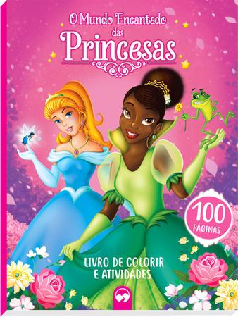 100 paginas para colorir disney - princesas - Livro de Colorir - Magazine  Luiza