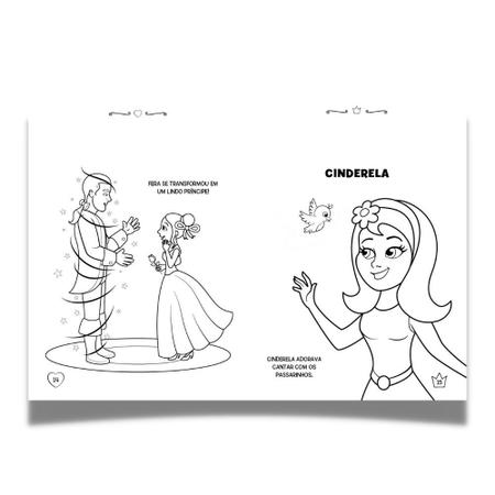 Livrinho para Colorir - Princesas e Príncipes