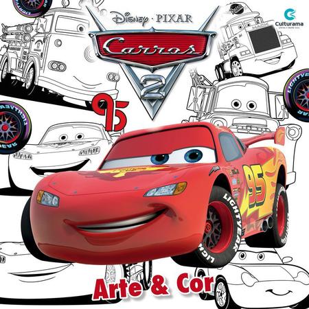 Livro para Colorir Disney Carros - Arte e Cor Culturama