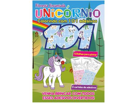 Floresta Encantada - Unicórnio: Livro Para Pintar