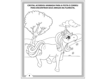 Floresta Encantada - Unicórnio: Livro Para Pintar