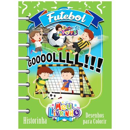 Futebol - Desenhos para Colorir - Brinquedos de Papel