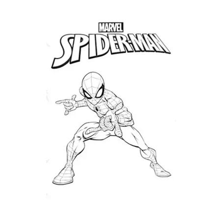 HOMEM ARANHA - para colorir