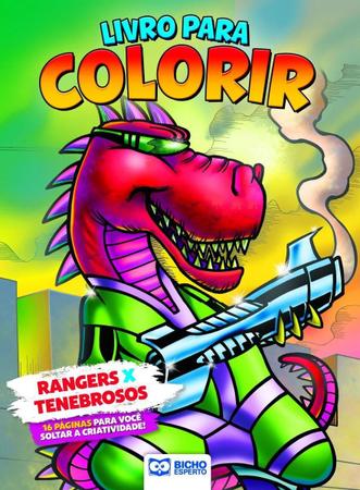 Imagem de Livro Para Colorir Jornada Do Herói - Rangers X Tenebrosos - Bicho Esperto