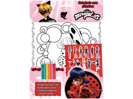 Comprar Livro Adesivos e Atividades Miraculous Ladybug