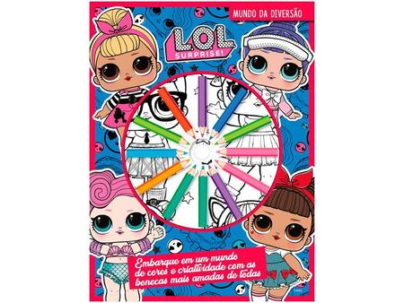 Livro para Colorir LOL Surprise com Lápis de Cor - Livros de Literatura  Infantil - Magazine Luiza