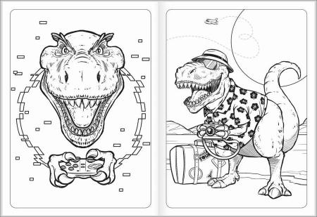 Caderno para colorir pintar - 200 Desenhos - Raptor Art - Caderno