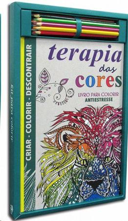 Imagem de Livro para colorir: terapia das cores