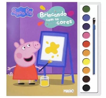 Casa da Peppa Pig Desenhar e Colorir Jogos de Pintar Vídeo Infantil  Brinquedos Crianças 