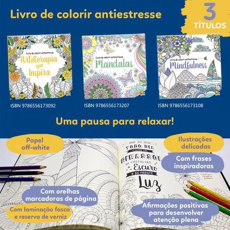 Livro para pintar Mandalas Antiestresse Todo Livro - Livro de Colorir -  Magazine Luiza