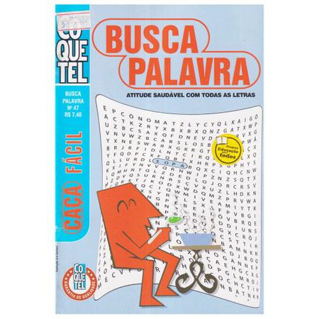 Palavras Cruzadas Livro N47 Fácil Coquetel - Livros de Palavras Cruzadas -  Magazine Luiza