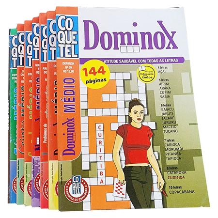 10 Coquetel Ferias/desafio/dominox/cruzadox/logica