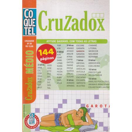 Kit 2 Livros Passatempos Coletânea Coquetel 150 Caça-Palavras e 250 Dominox  Numerox Cruzadox Duplex - Livros de Palavras Cruzadas - Magazine Luiza