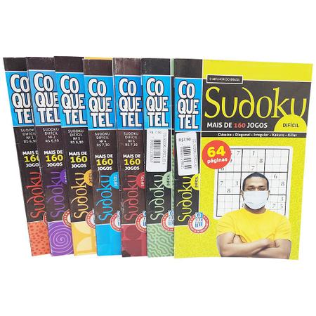 Livro Sudoku 19: Nível Médio/ Difícil - O maior passatempo