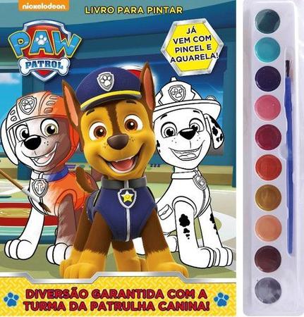 Livro para Colorir Patrulha Canina Mundo da Diversão com Lápis de Cor -  Livros de Entretenimento - Magazine Luiza