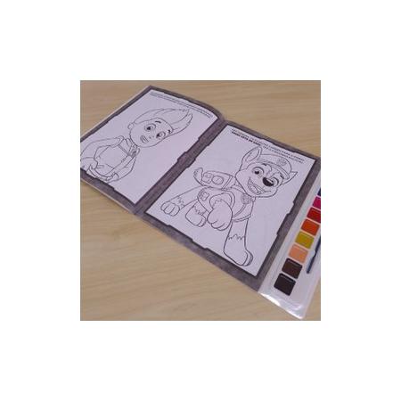 Patrulha Canina Livro para Pintar com Aquarela