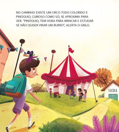 Livro - Pinóquio Imagem de Livro - Pinóquio
