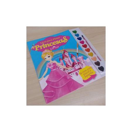 Princesas Livro para Pintar com Aquarela