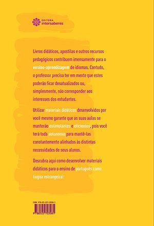 Imagem de Livro - Produção de materiais didáticos para o ensino de português como língua estrangeira
