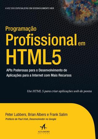 Imagem de Livro - Programação profissional em HTML 5